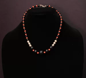 Semiprecious stone and Swarovski