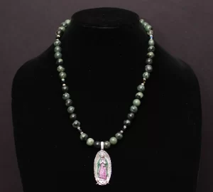 Semiprecious stone and Swarovski