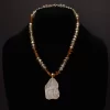 Swarovski necklace and earrings