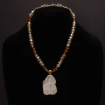 Swarovski necklace and earrings