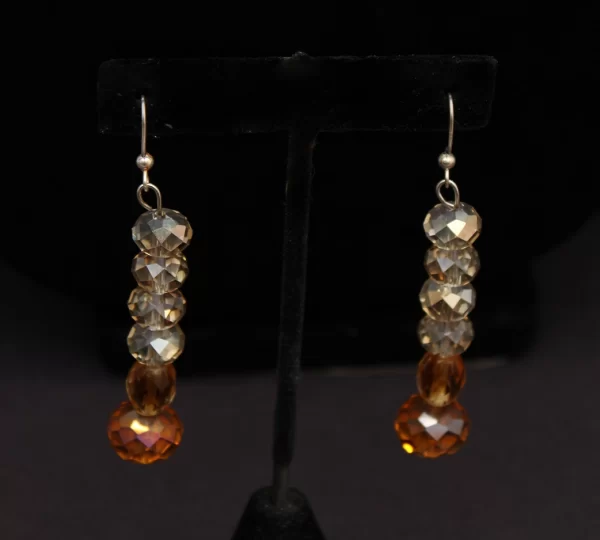 Swarovski necklace and earrings