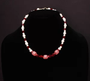 Swarovski necklace and earrings