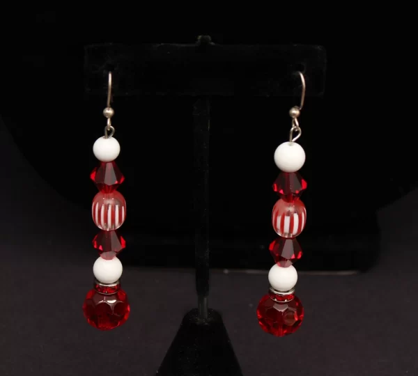 Swarovski necklace and earrings